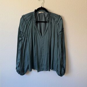 Ulla Johnson Sea Green Blouse